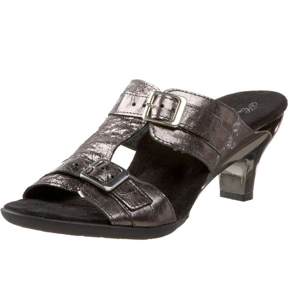 Helle Comfort 14004 Women's Slip-On Heel in Anthracite - Size 37 (6) - Picture 1 of 9